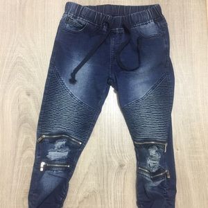 NWOT💙 Moto-style Jogger Jeans 👖